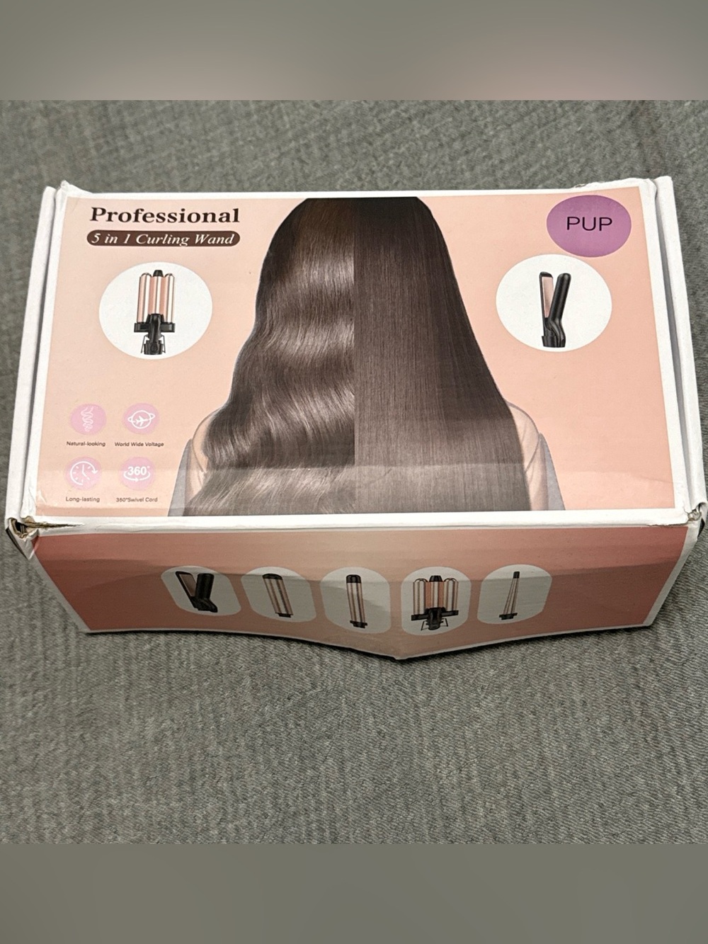 Professional 5-in-1 Curling Wand - Lavender - Picture 5 of 9